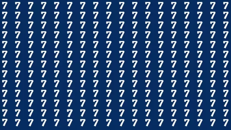 Brain Teasers for Geniuses: Find the Number 9 among 7s in 20 Seconds