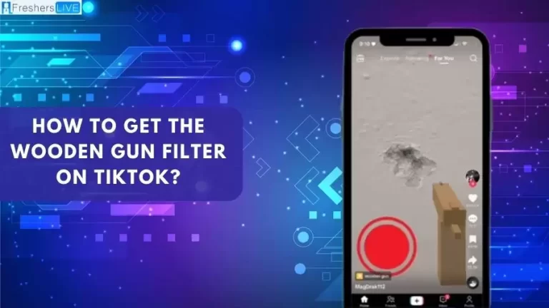 Wooden Gun Tiktok Filter How To Get The Wooden Gun Filter On Tiktok?