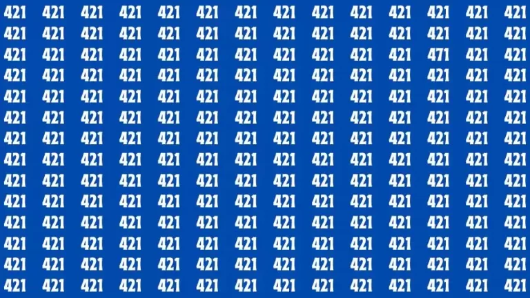 If you have Hawk Eyes Find the Number 5 among 1s in 20 Secs