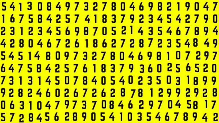 You have X-ray vision if you can spot the number 22 in 15 Secs