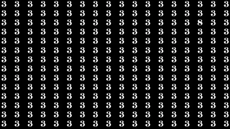 If you have Hawk Eyes Find the Number 5 among 1s in 20 Secs