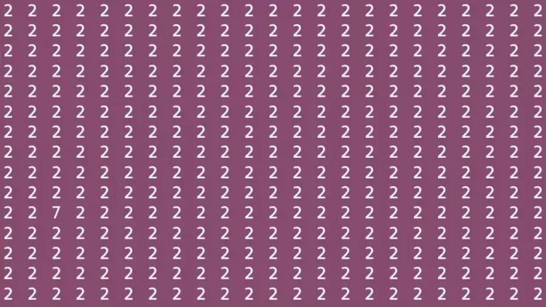 If you have Hawk Eyes Find the Number 5 among 1s in 20 Secs