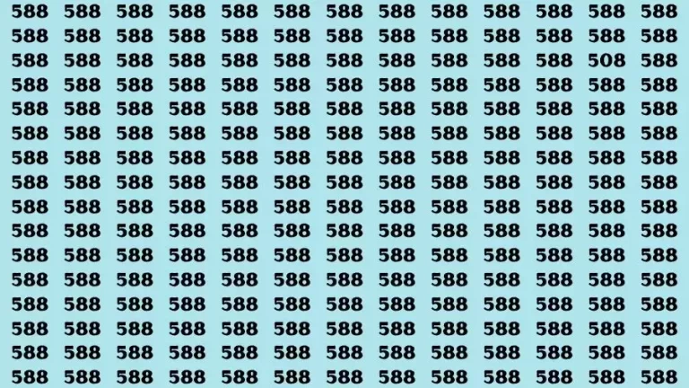 If you have Hawk Eyes Find the Number 5 among 1s in 20 Secs