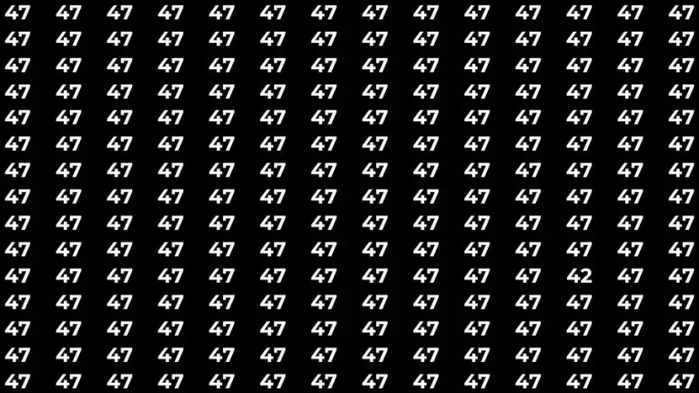 If you have Hawk Eyes Find the Number 5 among 1s in 20 Secs