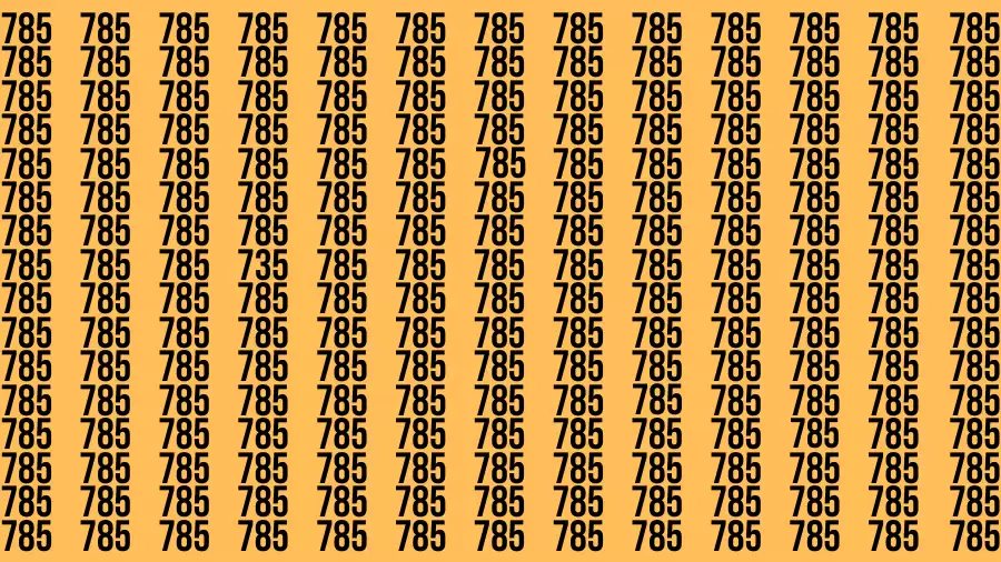 If you have Hawk Eyes Find the Number 5 among 1s in 20 Secs