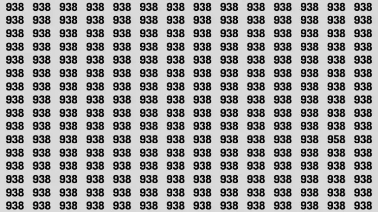 If you have Hawk Eyes Find the Number 5 among 1s in 20 Secs