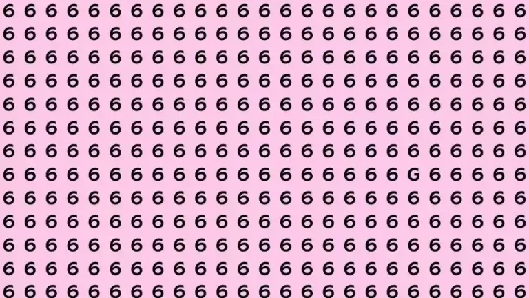 Optical Illusion Brain Test: If you have Eagle Eyes Find the letter G among 6 in 10 Seconds?