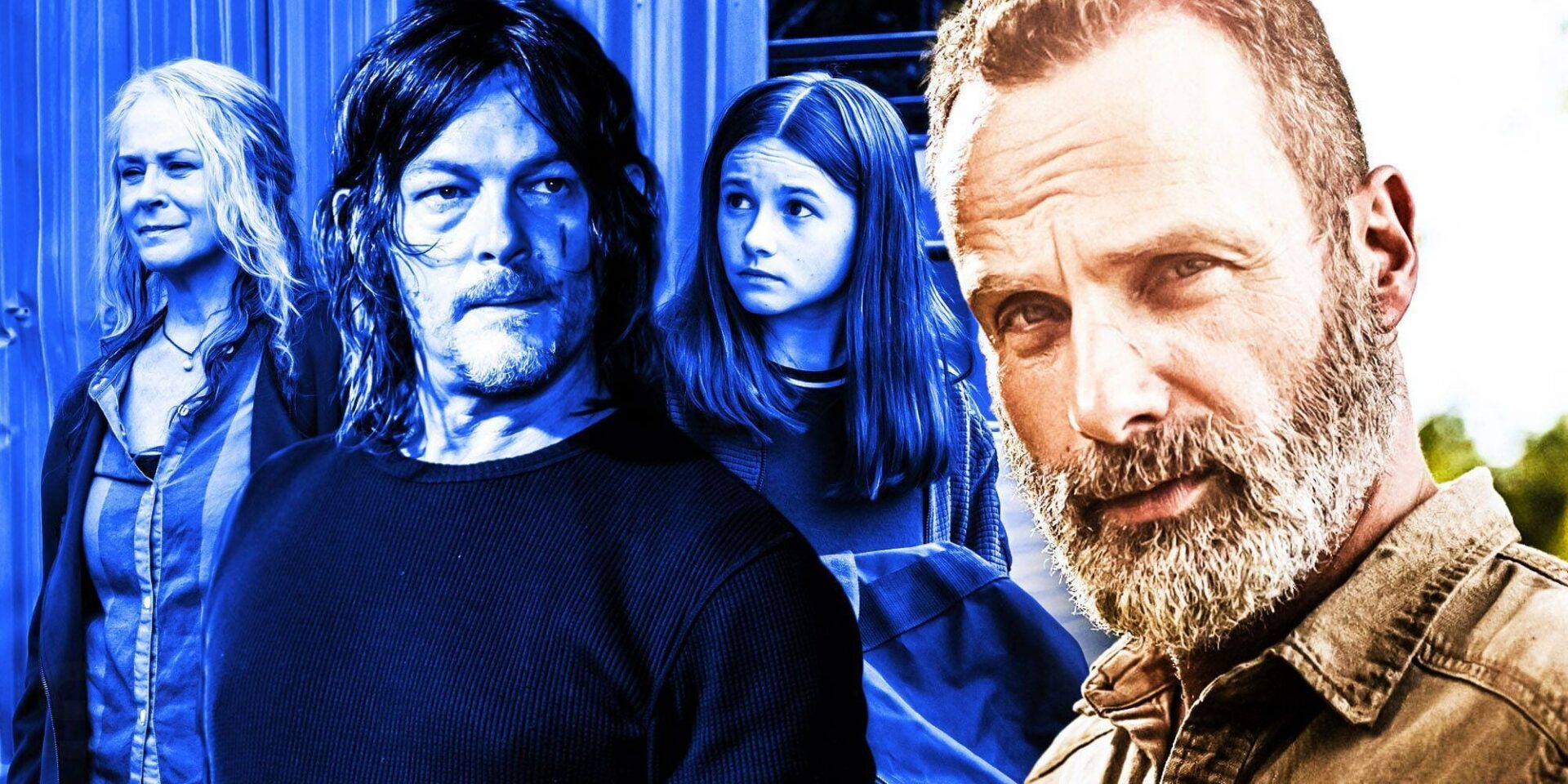 The walking dead daryl carol judith rick