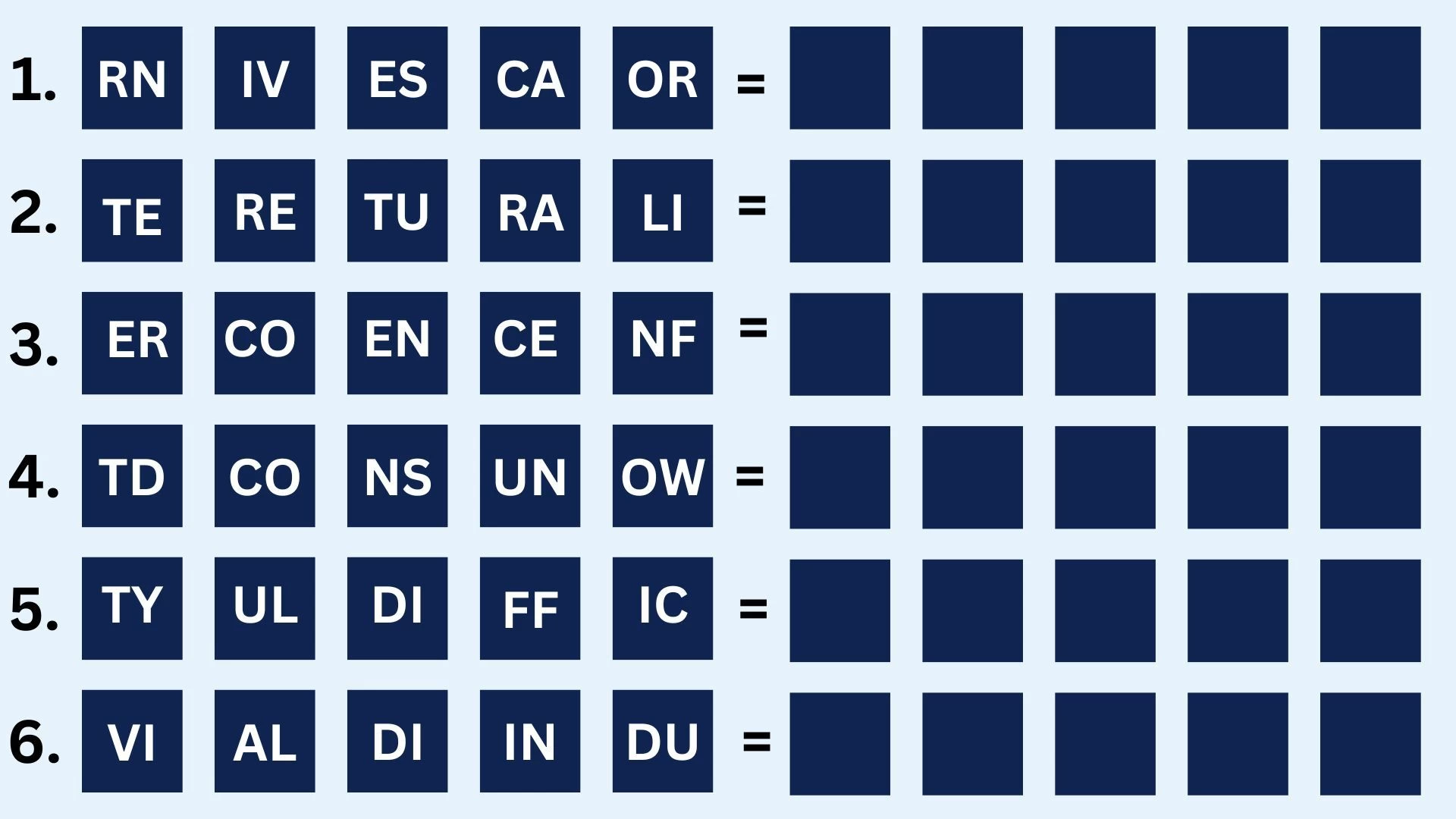 Can You Figure Out This Jumble Words Puzzle?