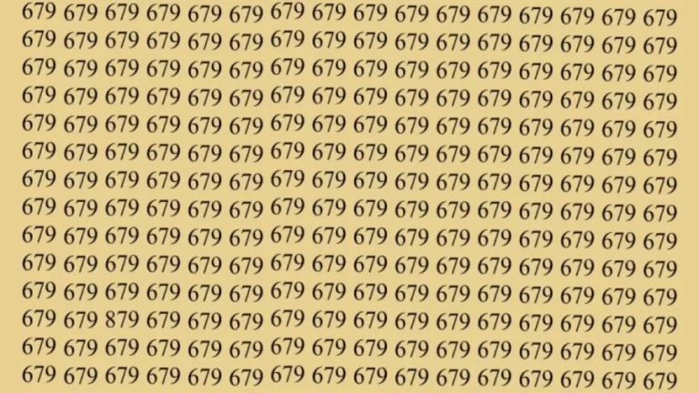 If you have Extra Sharp Eyes Find the Number 6 among 3s in 20 Secs