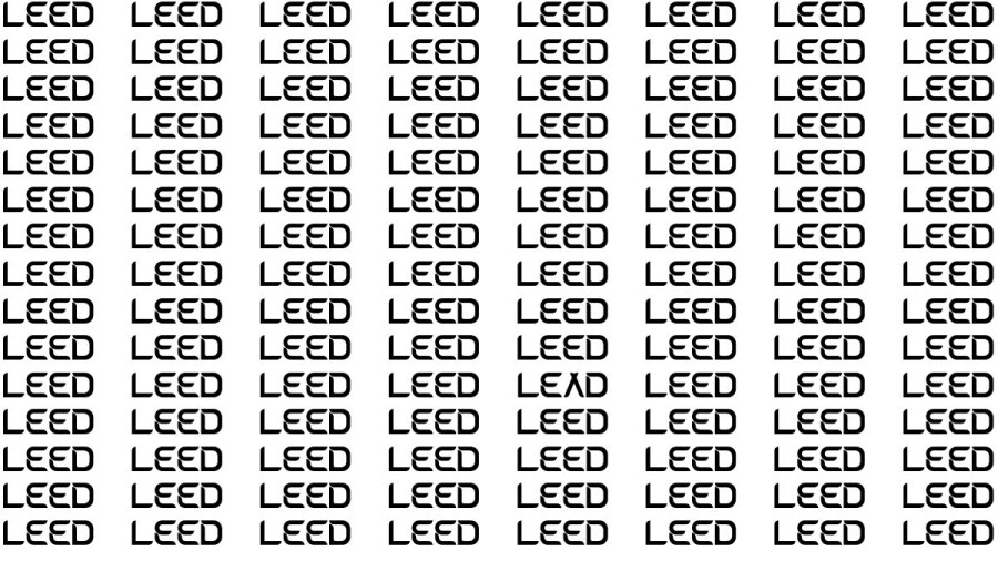 Brain Teaser: If you have Hawk Eyes Find the Word Lead among Leed in 15 Secs