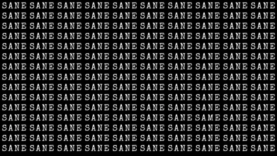 Brain Teaser: If You Have Sharp Eyes Find the Same among Sane In 18 Secs