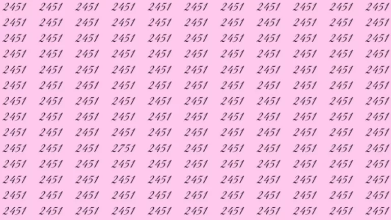 Mind-bending Brain Teaser Challenge You to Find the Number 243 in 10 Secs