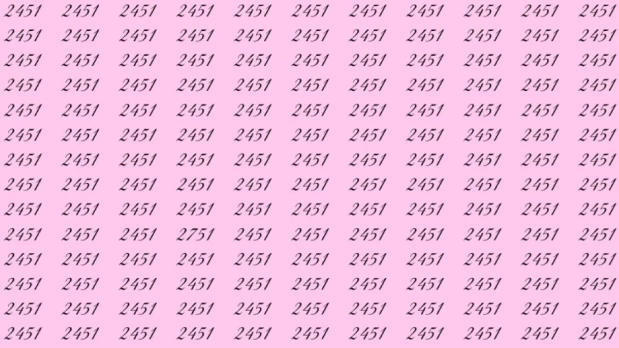 Mind-bending Brain Teaser Challenge You to Find the Number 243 in 10 Secs