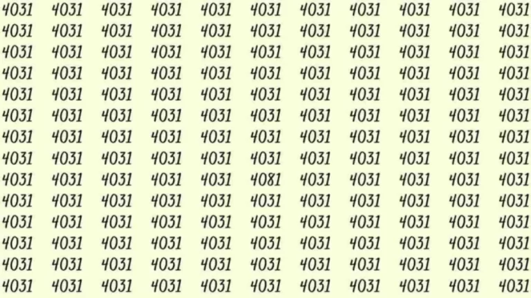 Mind-bending Brain Teaser Challenge You to Find the Number 243 in 10 Secs