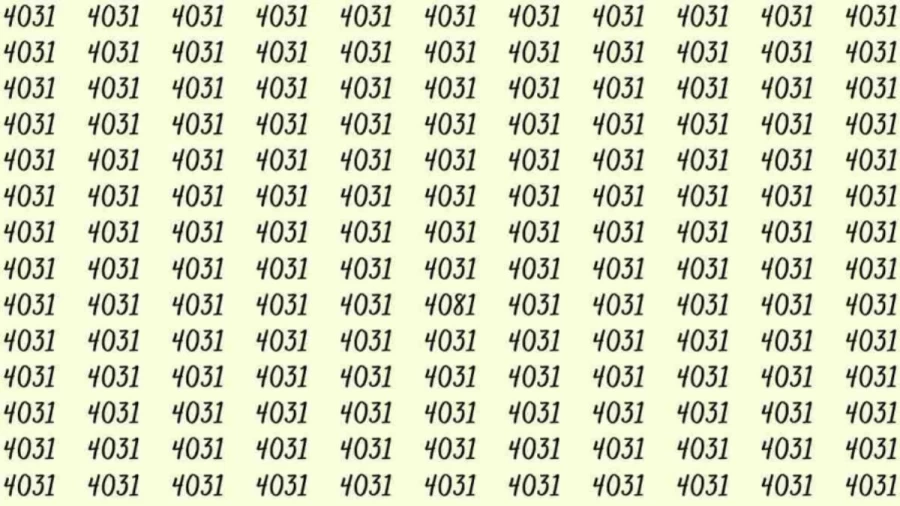 Mind-bending Brain Teaser Challenge You to Find the Number 243 in 10 Secs