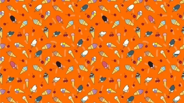 Observation Skill Test: Sizzling Sun! If you have Sharp Eyes find the Hidden Sun among these Ice Creams within 20 Seconds?