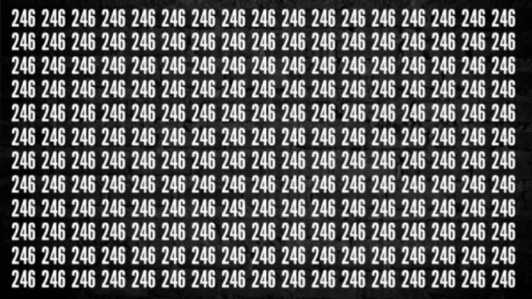 If you have Extra Sharp Eyes Find the Number 6 among 3s in 20 Secs