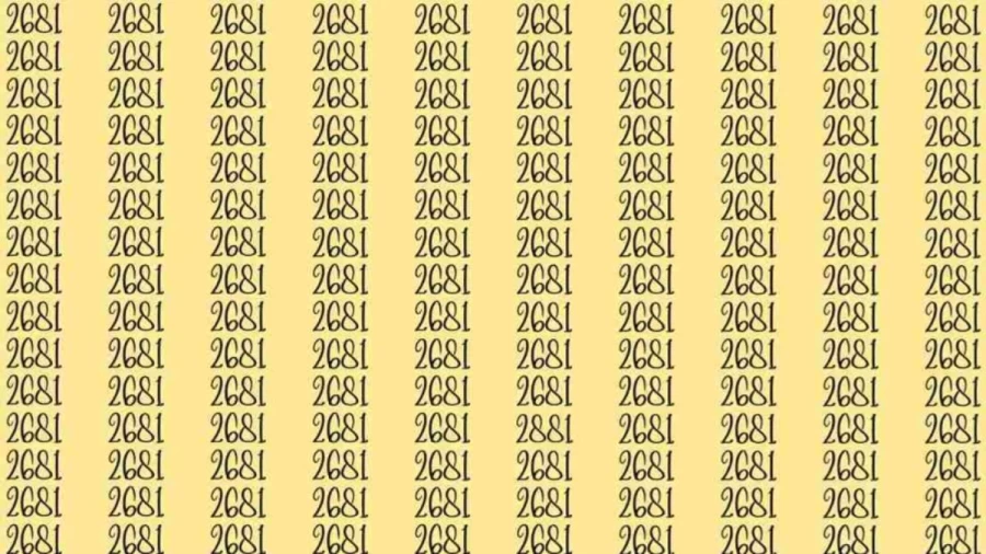 If you have Extra Sharp Eyes Find the Number 6 among 3s in 20 Secs