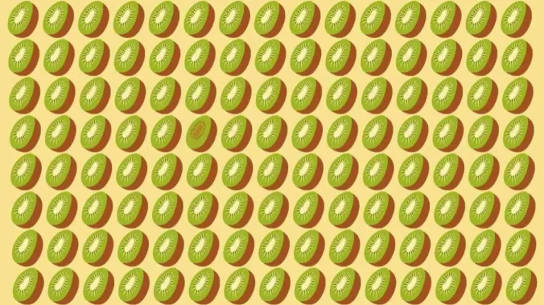 Optical Illusion: Can you find the Odd Kiwi Fruit in 10 Seconds