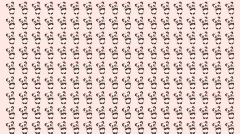 Optical Illusion: Can you find the Odd Panda within 10 Seconds?