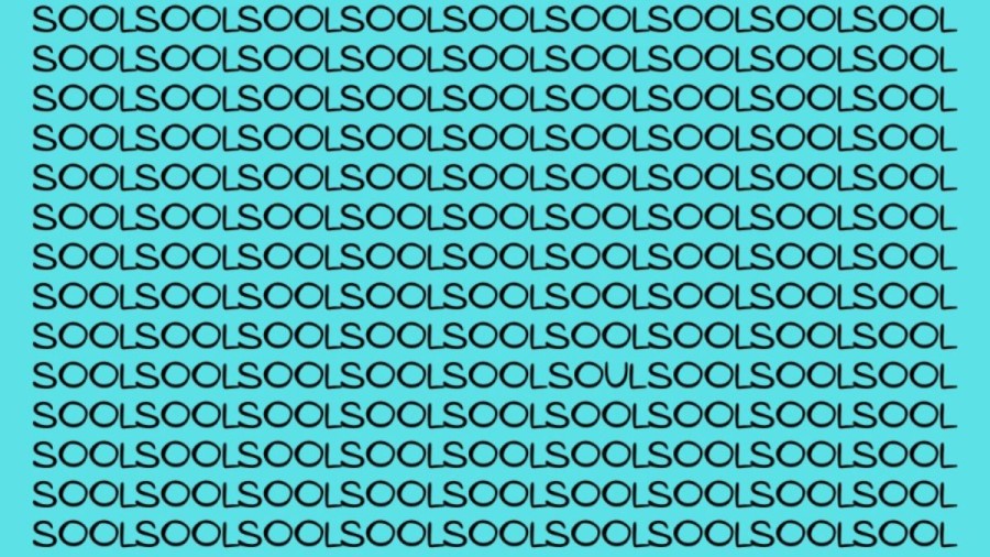 Optical Illusion: Can you find the Word Soul in 10 seconds?