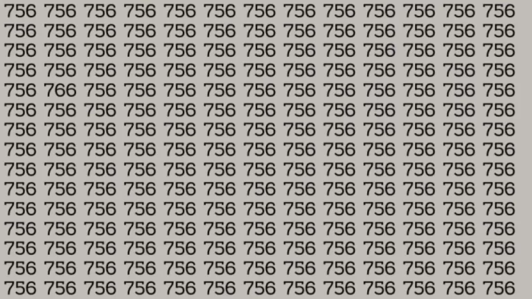 If you have Extra Sharp Eyes Find the Number 6 among 3s in 20 Secs