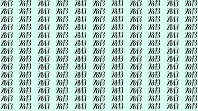 Mind-bending Brain Teaser Challenge You to Find the Number 243 in 10 Secs