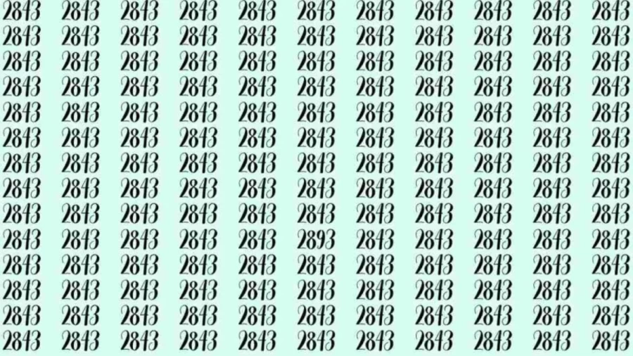 Mind-bending Brain Teaser Challenge You to Find the Number 243 in 10 Secs