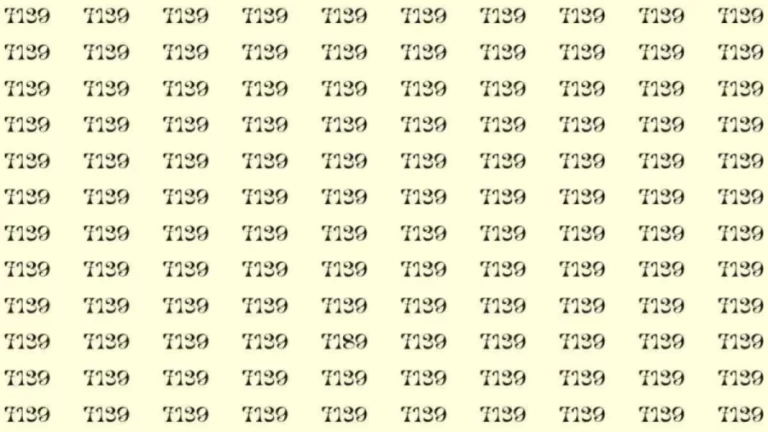 Optical Illusion: If you have hawk eyes find 7189 among 7139 in 10 Seconds?