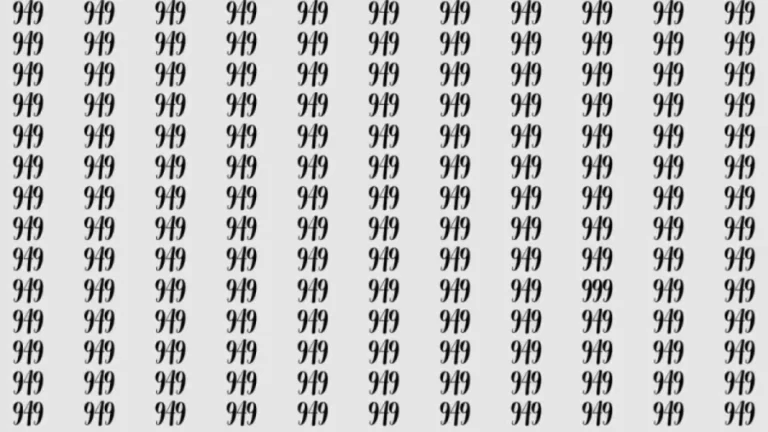 If you have Extra Sharp Eyes Find the Number 6 among 3s in 20 Secs