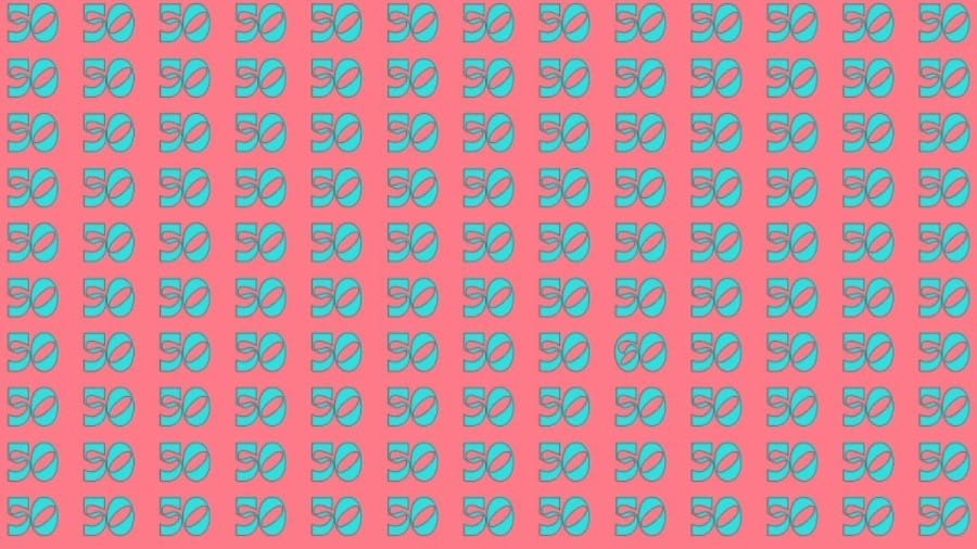 Observation Skill Test: Can you find the number 60 among 50 in 10 seconds?