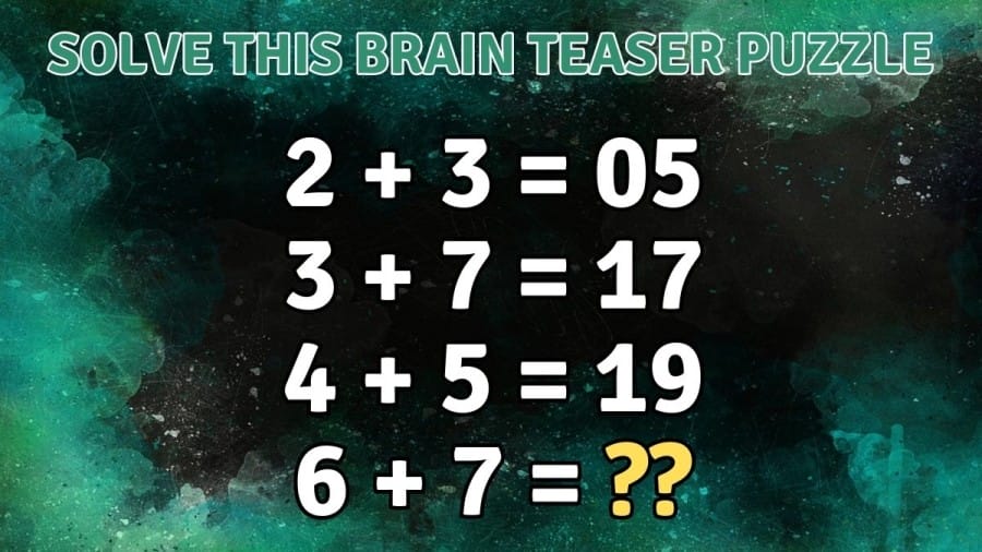 Solve this Brain Teaser Puzzle if you are a Genius in 20 Seconds