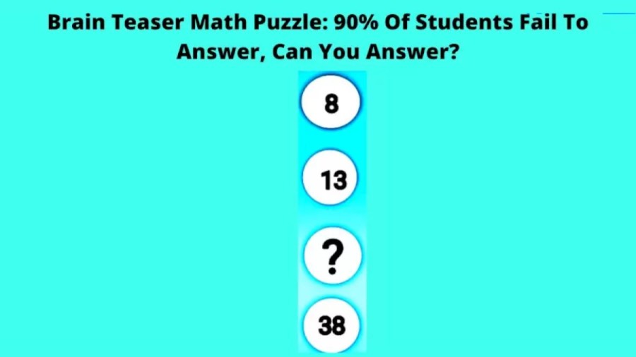 90% Fail this Brain Teaser: Can you Find the Missing Number?