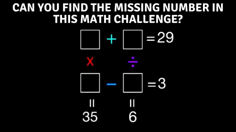 Brain Teaser: How To Solve This Math Puzzle? Math Riddles
