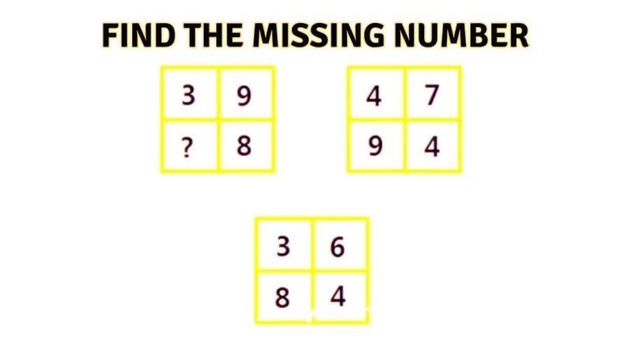 Brain Teaser Math Challenge - Find the Missing Number in 30 Seconds