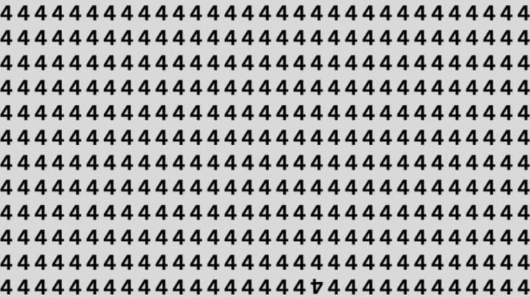 Can You Find the Inverted ‘4’ in this Image within 12 Seconds? Explanation and Solution to the Optical Illusion