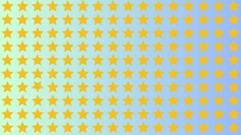 Optical Illusion: Can you find the Odd Star within 8 Seconds?