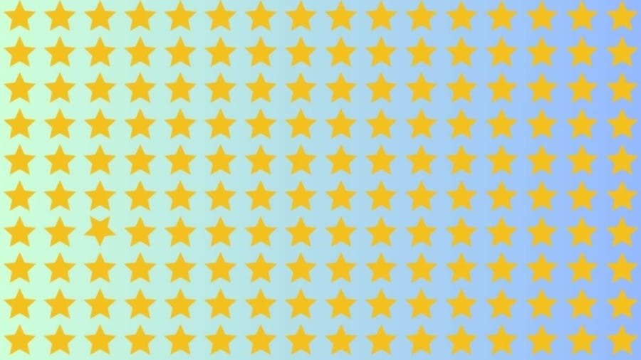 Optical Illusion: Can you find the Odd Star within 8 Seconds?