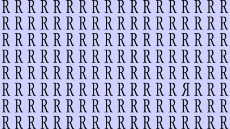 You are a brilliant observer if you can spot the Letter A in 8 seconds