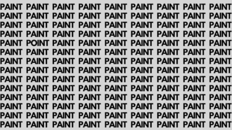 Optical Illusion: If you have Keen Eyes Find Point among Paint in 15 Secs