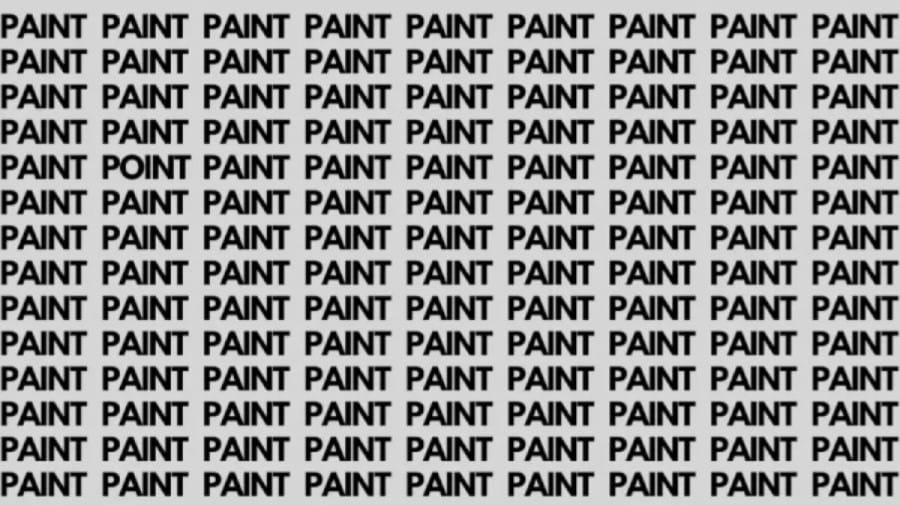 Optical Illusion: If you have Keen Eyes Find Point among Paint in 15 Secs