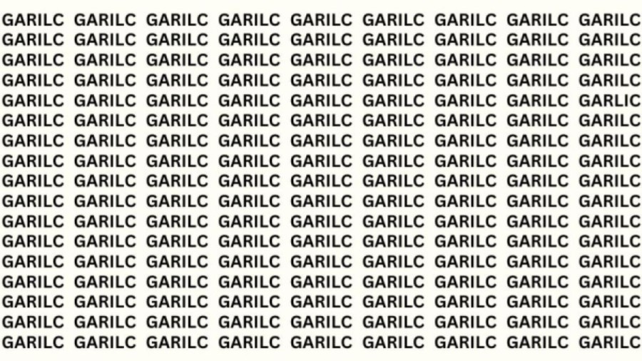 Brain Teaser: If You Have Hawk Eyes Find The Word Garlic In 15 Secs