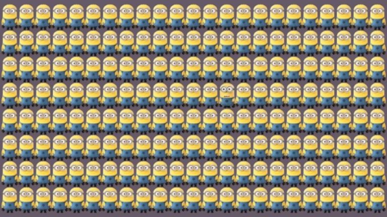 Optical Illusion Challenge: Can you find the Odd Minion in this picture within 12 seconds?