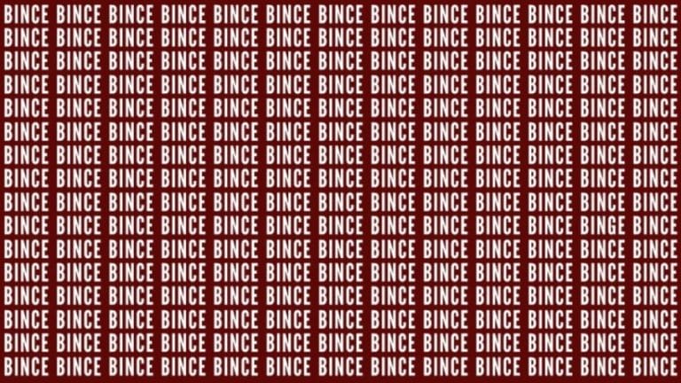 Brain Teaser: If You Have Eagle Eyes Find The Word Binge In 20 Secs