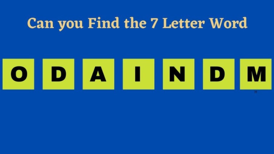 Brain Teaser: Can you Spot the 7 Letter Word in 10 Seconds? Scrambled Word Puzzle