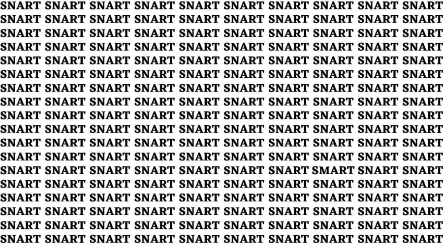 Brain Teaser: If You Have Eagle Eyes Find Smart In 15 Secs