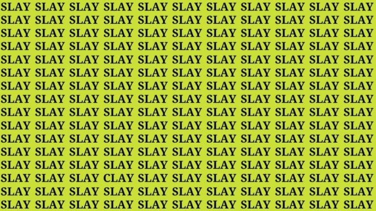 Brain Teaser: If You Have Sharp Eyes Find The Clay in 10 secs