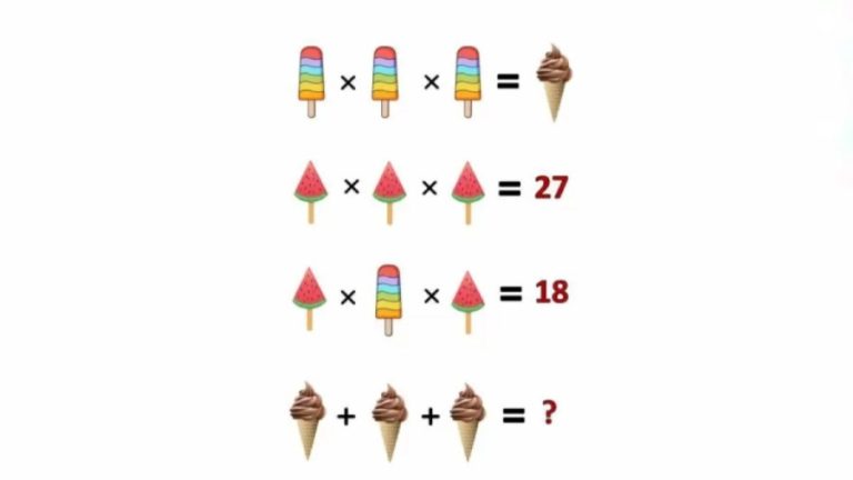 Brain Teaser Of The Day - Can You Solve This Math Equation And Find The Missing Number? Maths Puzzle