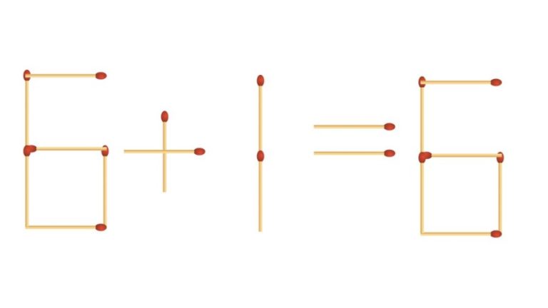 Brain Teaser - Remove 1 matchstick to fix the equation